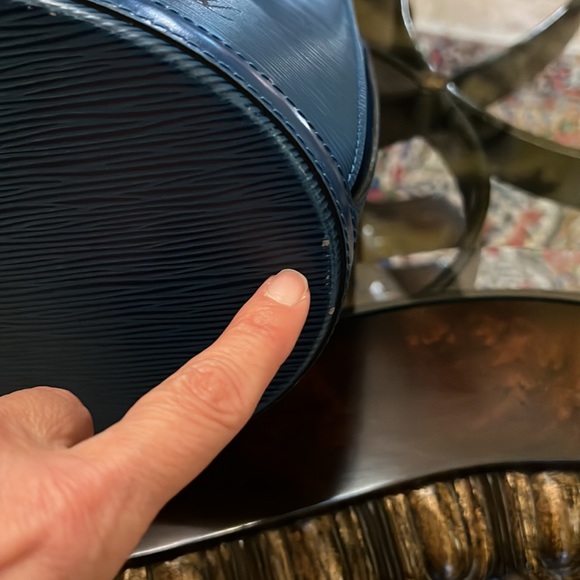 Louis Vuitton Epi Cluny Women's Shoulder Bag Toledo Blue - Excellent Condition - Picture 13 of 17